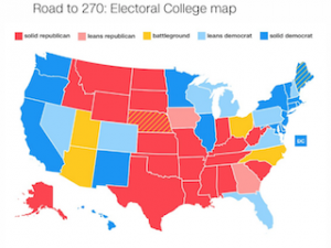 Electoral map 2016